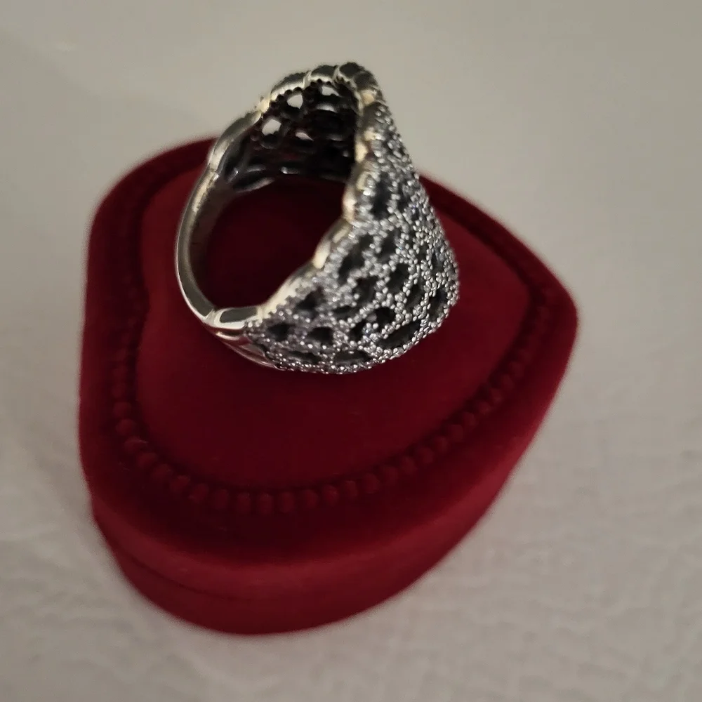 PANDORA AUTHENTIC SILVER RING - Picture 4 of 10